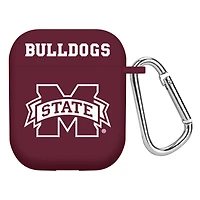 Maroon Mississippi State Bulldogs AirPods Case Cover
