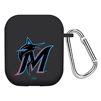 Black Miami Marlins AirPods Case Cover