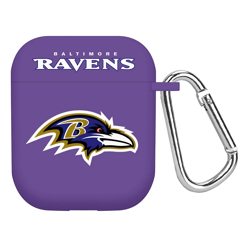 Purple Baltimore Ravens AirPods Case Cover