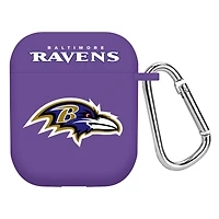 Purple Baltimore Ravens AirPods Case Cover