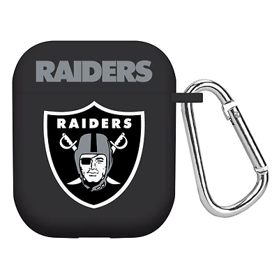 Black Las Vegas Raiders AirPods Case Cover