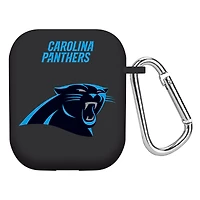 Black Carolina Panthers AirPods Case Cover