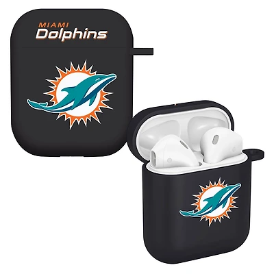 Black Miami Dolphins AirPods Case Cover