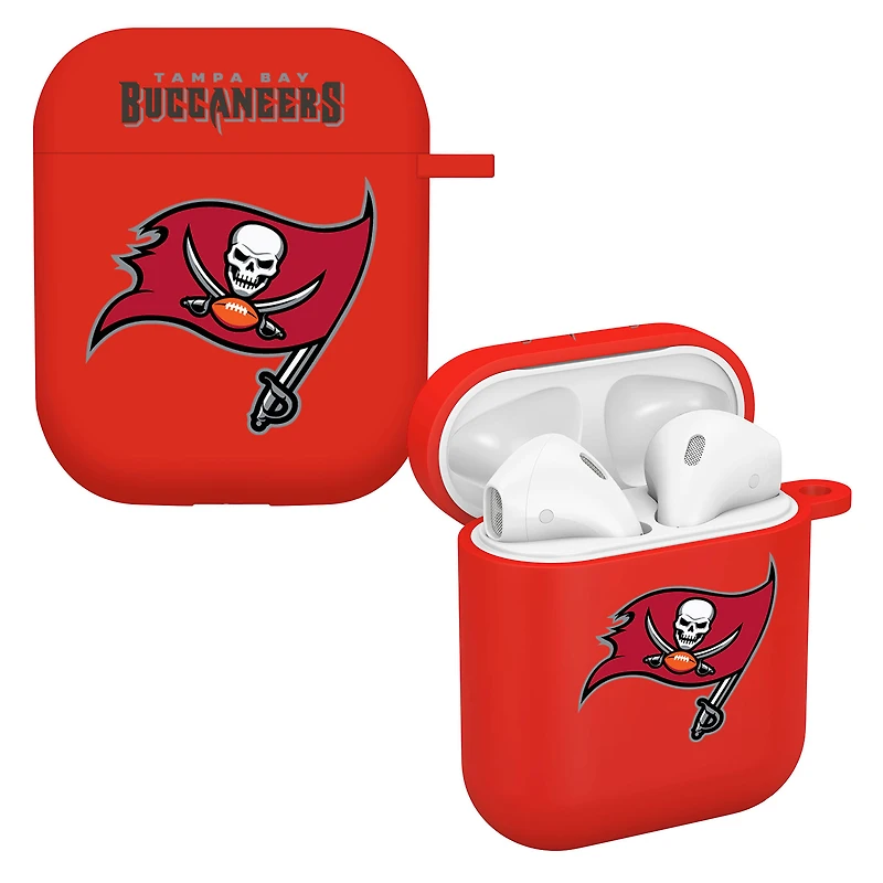 Red Tampa Bay Buccaneers AirPods Case Cover