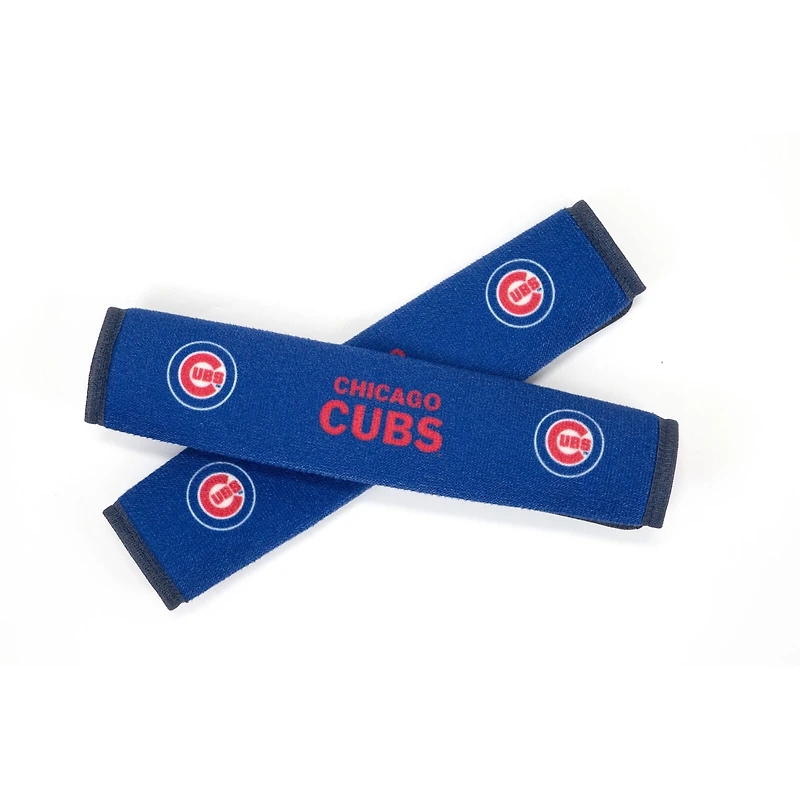Chicago Cubs Ulti-Suede Seat Belt Pad Two-Pack
