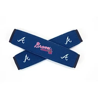 Atlanta Braves Ulti-Suede Seat Belt Pad Two-Pack
