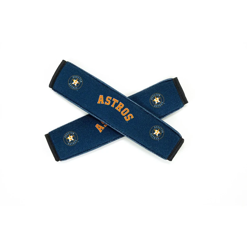 Houston Astros Ulti-Suede Seat Belt Pad Two-Pack