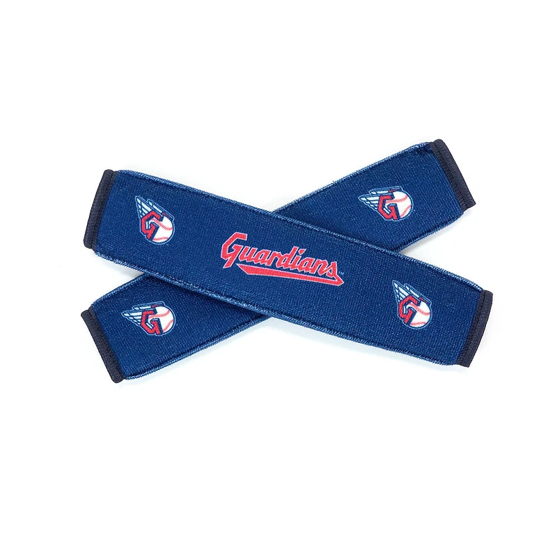 Holda Cleveland Guardians Ulti-Suede Seat Belt Pad Two-Piece Set