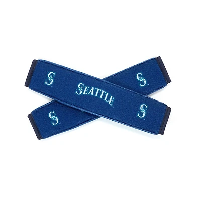 Seattle Mariners Ulti-Suede Seat Belt Pad Two-Pack