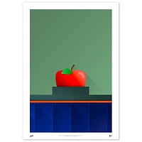 New York Mets Citi Field 24" x 36" Minimalist Fine Art Print