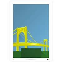 Pittsburgh Pirates PNC Park 24" x 36" Minimalist Fine Art Print