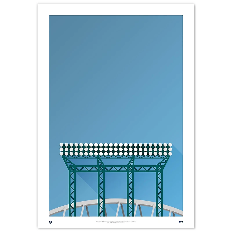 Seattle Mariners T-Mobile Park 24" x 36" Minimalist Fine Art Print