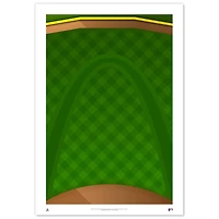 St. Louis Cardinals Busch Stadium 24" x 36" Minimalist Fine Art Print