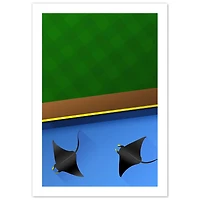 Tampa Bay Rays Tropicana Field 24" x 36" Minimalist Fine Art Print