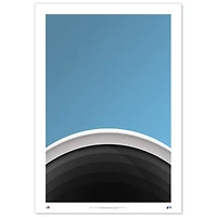 Toronto Blue Jays Rogers Centre 24" x 36" Minimalist Fine Art Print