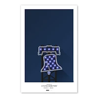 Philadelphia Phillies Citizens Bank Park 11x17 Minimalist Poster Print
