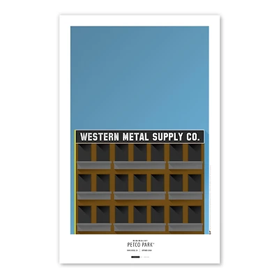 San Diego Padres Petco Park 11x17 Minimalist Poster Print