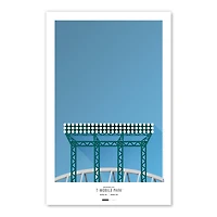 Seattle Mariners T-Mobile Park 11x17 Minimalist Poster Print