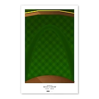 St. Louis Cardinals Busch Stadium 11x17 Minimalist Poster Print