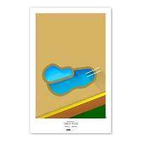 Arizona Diamondbacks Chase Field 11x17 Minimalist Poster Print
