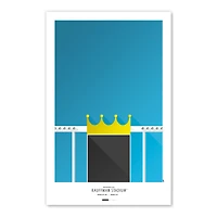 Kansas City Royals Kauffman Stadium 11x17 Minimalist Poster Print