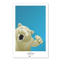 Detroit Tigers Comerica Park 11x17 Minimalist Poster Print