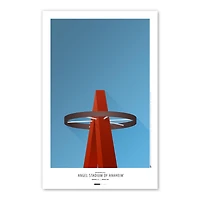 Los Angeles Angels Angel Stadium 11x17 Minimalist Poster Print