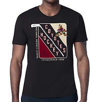 Men's Starter Black Arizona Coyotes Shield Graphic T-Shirt