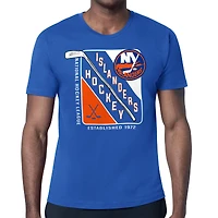Men's Starter Royal New York Islanders Shield Graphic T-Shirt