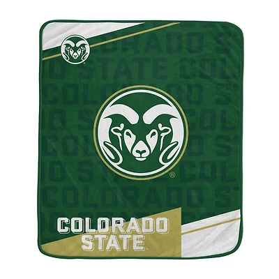 Pegasus Colorado State Rams 50" x 60" Diagonal Ghost Ultra Soft Blanket