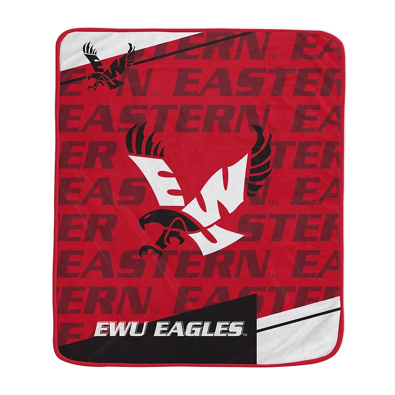 Pegasus Eastern Washington Eagles 50" x 60" Diagonal Ghost Ultra Soft Blanket