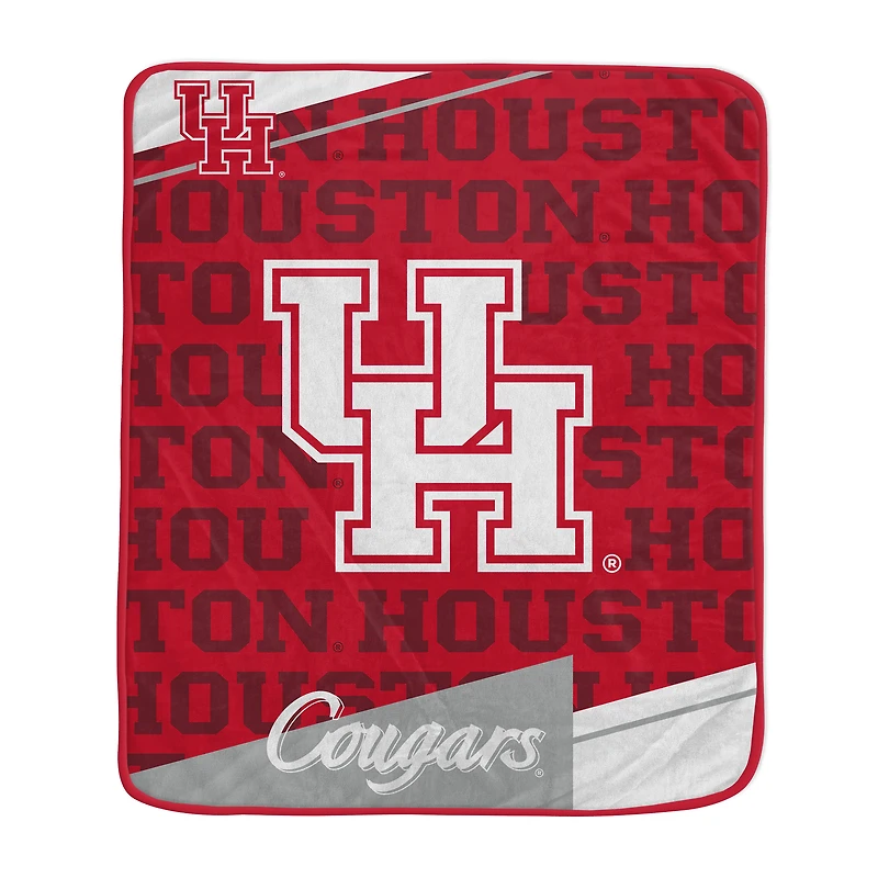 Pegasus Houston Cougars 50" x 60" Diagonal Ghost Ultra Soft Blanket