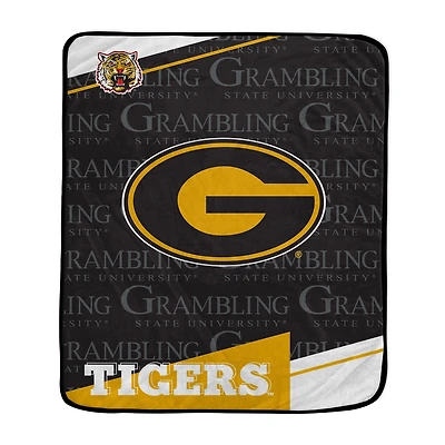 Pegasus Grambling Tigers 50" x 60" Diagonal Ghost Ultra Soft Blanket