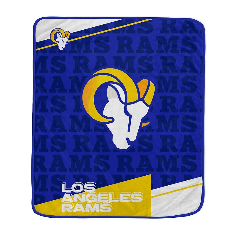 Pegasus Los Angeles Rams 50" x 60" Diagonal Ghost Ultra Soft Blanket