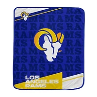 Pegasus Los Angeles Rams 50" x 60" Diagonal Ghost Ultra Soft Blanket