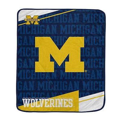 Pegasus Michigan Wolverines 50" x 60" Diagonal Ghost Ultra Soft Blanket