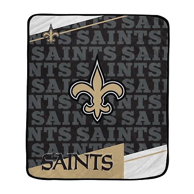 Pegasus New Orleans Saints 50" x 60" Diagonal Ghost Ultra Soft Blanket