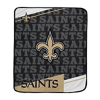 Pegasus New Orleans Saints 50" x 60" Diagonal Ghost Ultra Soft Blanket