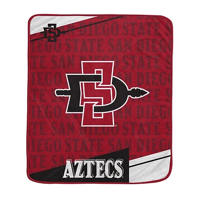 Pegasus San Diego State Aztecs 50" x 60" Diagonal Ghost Ultra Soft Blanket