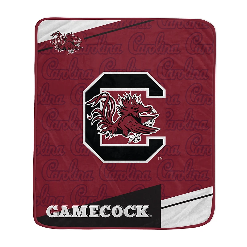 Pegasus South Carolina Gamecocks 50" x 60" Diagonal Ghost Ultra Soft Blanket