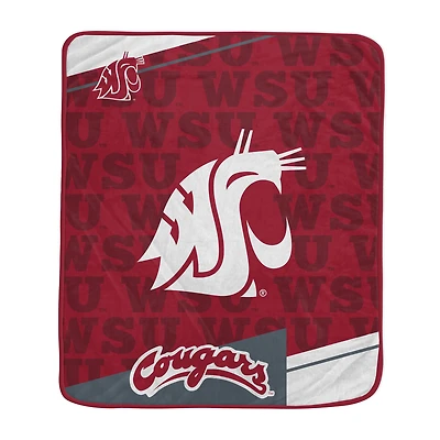 Pegasus Washington State Cougars 50" x 60" Diagonal Ghost Ultra Soft Blanket