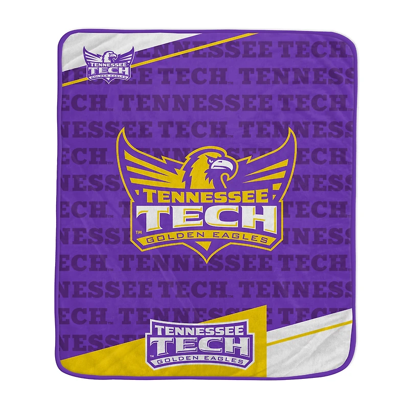 Pegasus Tennessee Tech Golden Eagles 50" x 60" Diagonal Ghost Ultra Soft Blanket