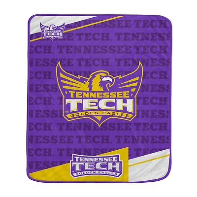 Pegasus Tennessee Tech Golden Eagles 50" x 60" Diagonal Ghost Ultra Soft Blanket