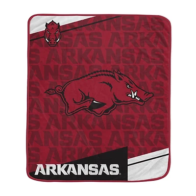 Pegasus Arkansas Razorbacks 50" x 60" Diagonal Ghost Ultra Soft Blanket