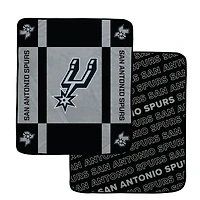 Pegasus San Antonio Spurs 60” x 70” Reverse Block Wordmark Double-Sided Blanket