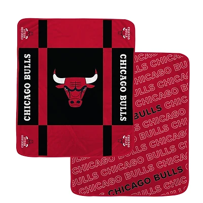 Pegasus Chicago Bulls 60” x 70” Reverse Block Wordmark Double-Sided Blanket