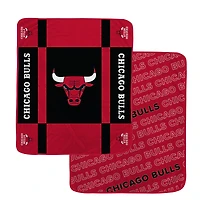 Pegasus Chicago Bulls 60” x 70” Reverse Block Wordmark Double-Sided Blanket