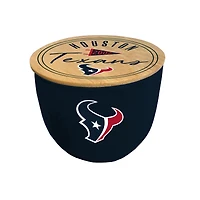 Pegasus Houston Texans 16oz. Script Circle Wood Top Ceramic Candle