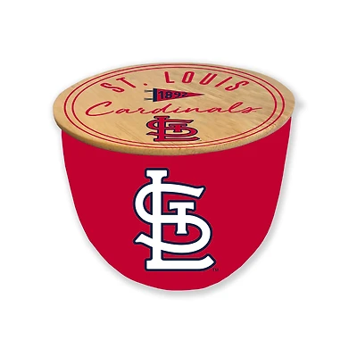 Pegasus St. Louis Cardinals 16oz. Script Circle Wood Top Ceramic Candle