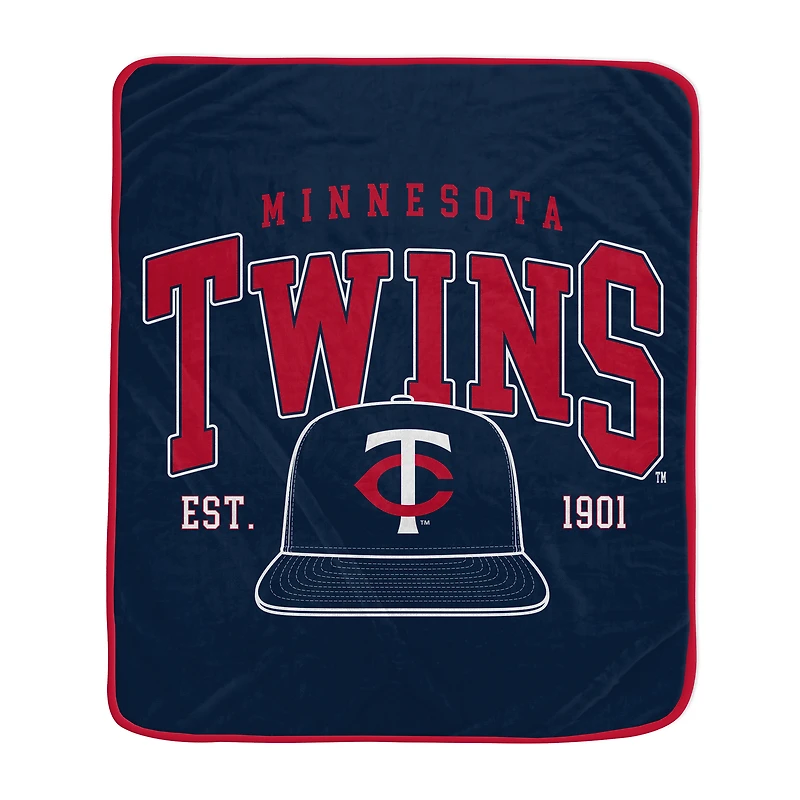 Pegasus Minnesota Twins 50” x 60” Vintage Arch Blanket